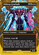 Oildeep Gearhulk (Borderless) (First-Place Foil) [Aetherdrift] Foil