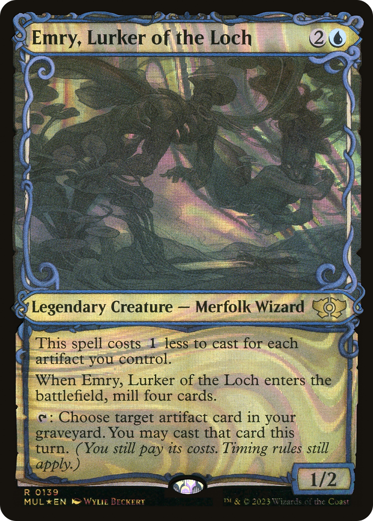 Emry, Lurker of the Loch (Halo Foil) - Multiverse Legends: (Showcase) Foil