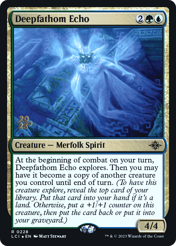 Deepfathom Echo [The Lost Caverns of Ixalan Promos] Foil