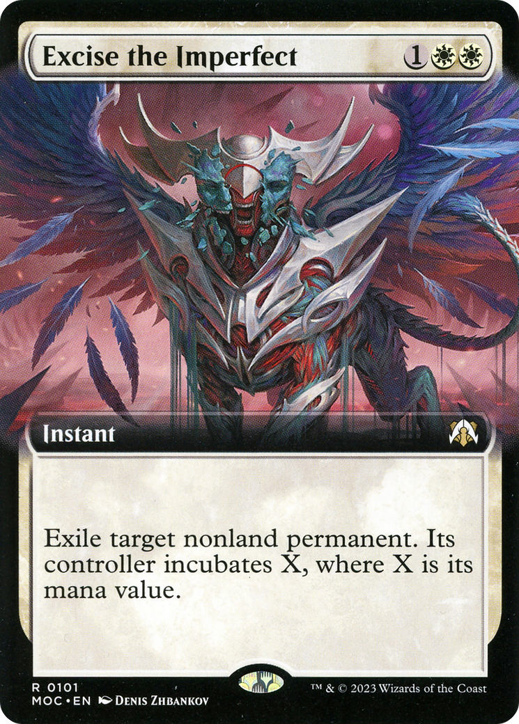 Excise the Imperfect (Extended Art): (Extended Art) [March of the Machine Commander]