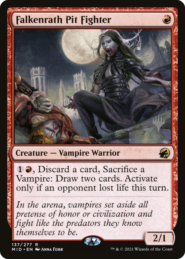 Falkenrath Pit Fighter [Innistrad: Midnight Hunt Promos]