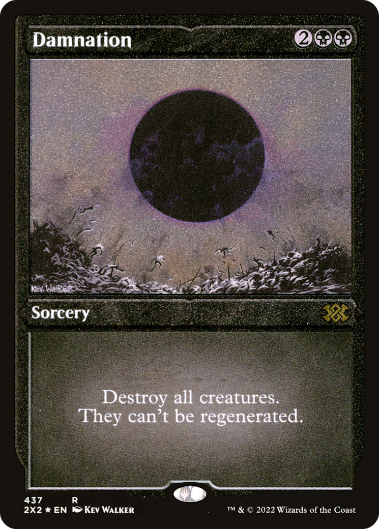 Damnation (Foil Etched) [Double Masters 2022] Foil