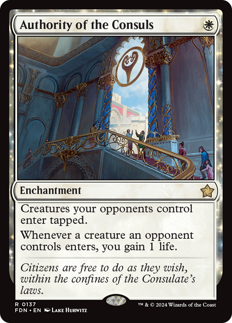 Authority of the Consuls: (enchantment) [Foundations]