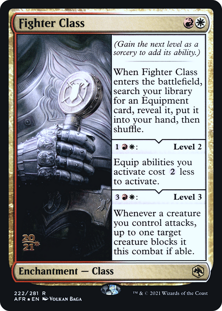 Fighter Class [Adventures in the Forgotten Realms Promos] Foil