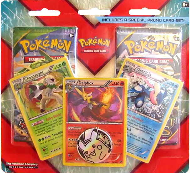 XY - 2-Pack Blister Roaring Skies & Ancient Origins (Chesnaught, Delphox, and Greninja)