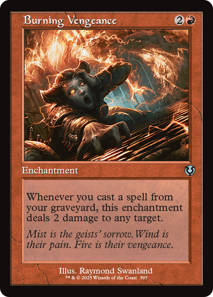 Burning Vengeance (Retro Frame) - Innistrad Remastered