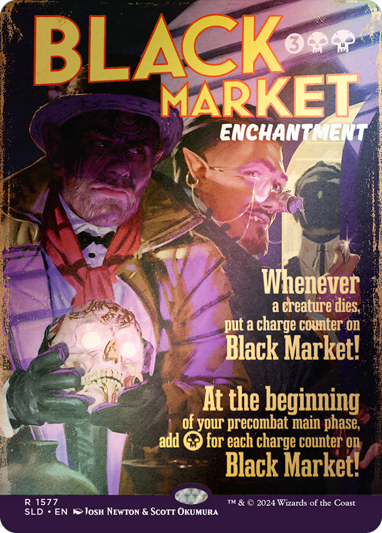 Black Market (Rainbow Foil) [Secret Lair Drop] (Borderless) Foil