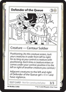 Defender of the Queue [Mystery Booster 2]