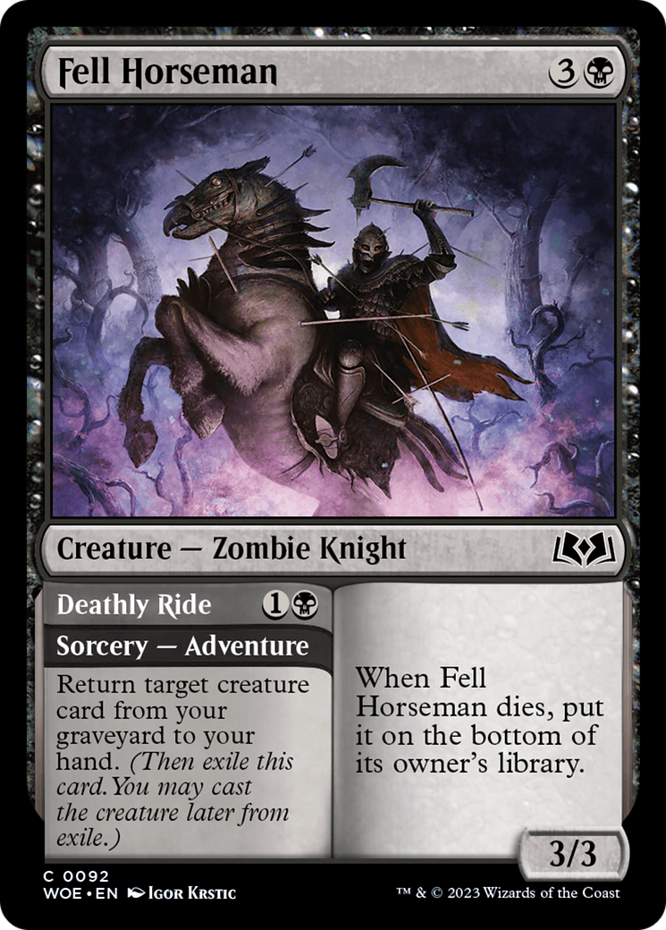 Fell Horseman [Wilds of Eldraine]