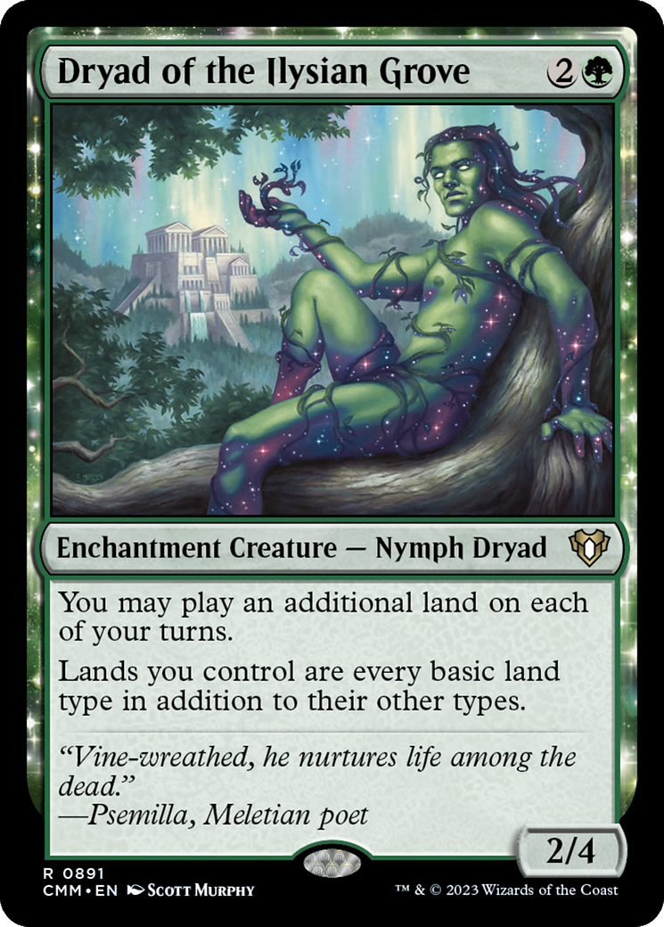 Dryad of the Ilysian Grove: (enchantment) [Commander Masters]
