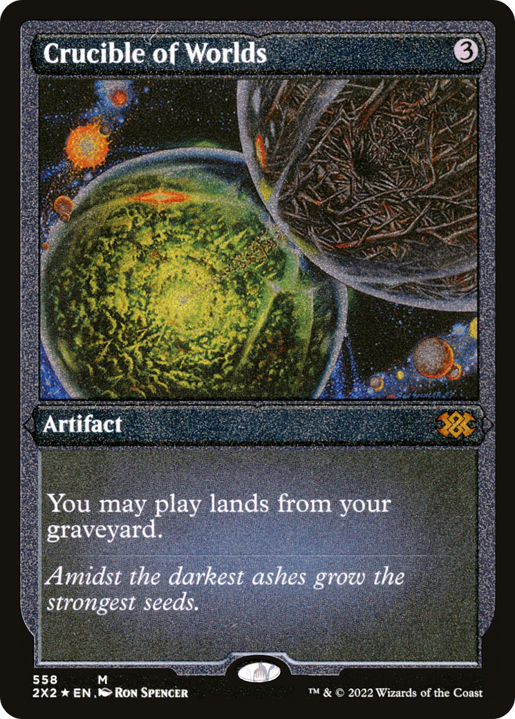 Crucible of Worlds (Foil Etched) [Double Masters 2022] Foil