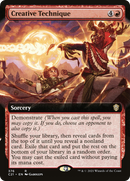 Creative Technique (Extended Art): (Extended Art) [Commander 2021]