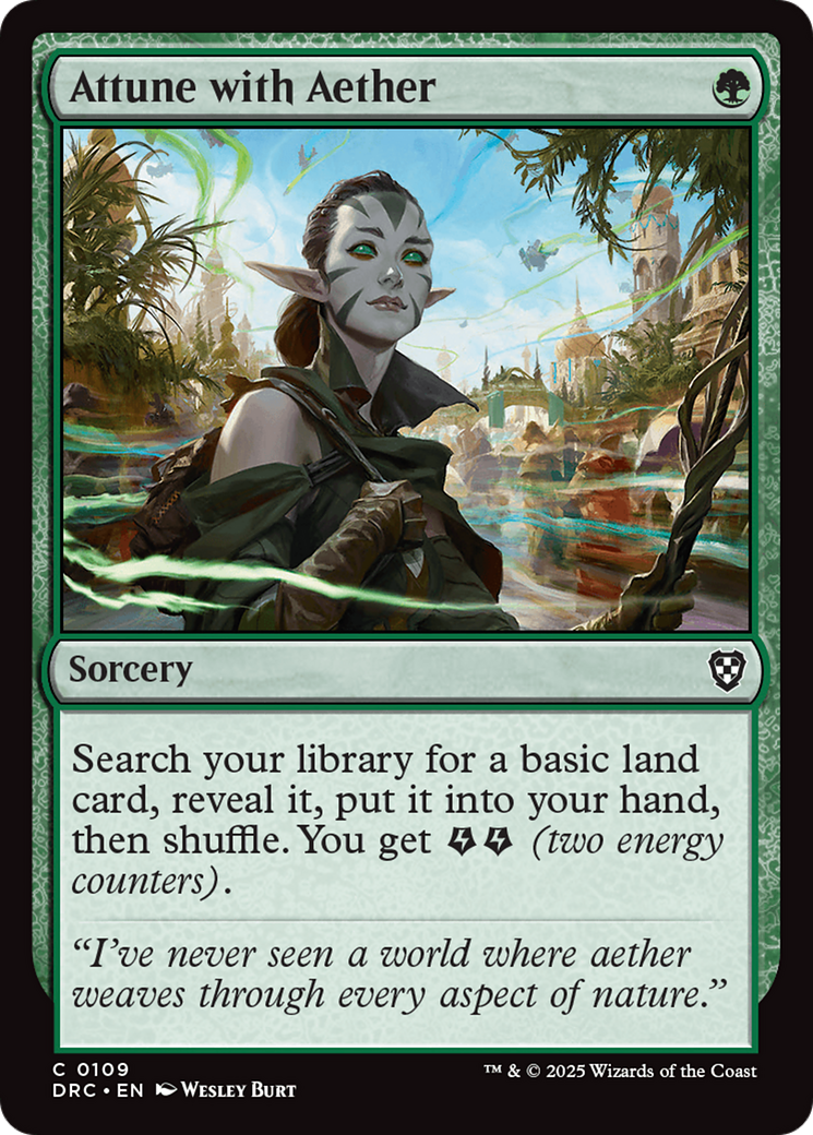 Attune with Aether - Commander: Aetherdrift