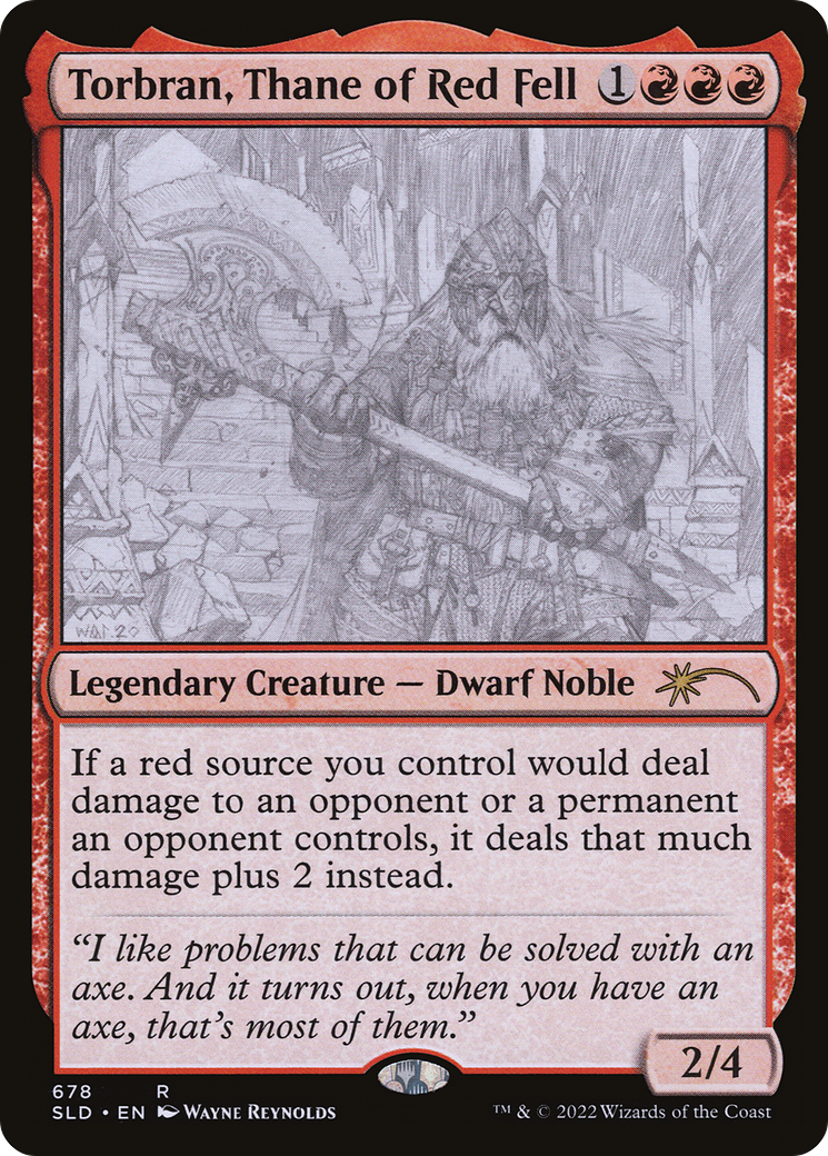 Torbran, Thane of Red Fell (678) [Secret Lair Drop]