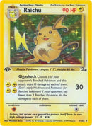 Raichu (14) (14) 014  - Unlimited Holofoil Fossil - Holo Rare