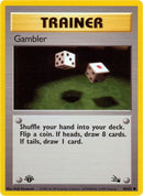Gambler - 60/62 [WOTC Fossil] - 1st Edition