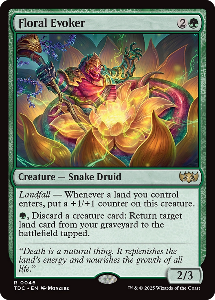 Floral Evoker [Commander: Tarkir: Dragonstorm]