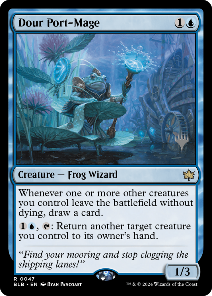 Dour Port-Mage [Bloomburrow Promos]