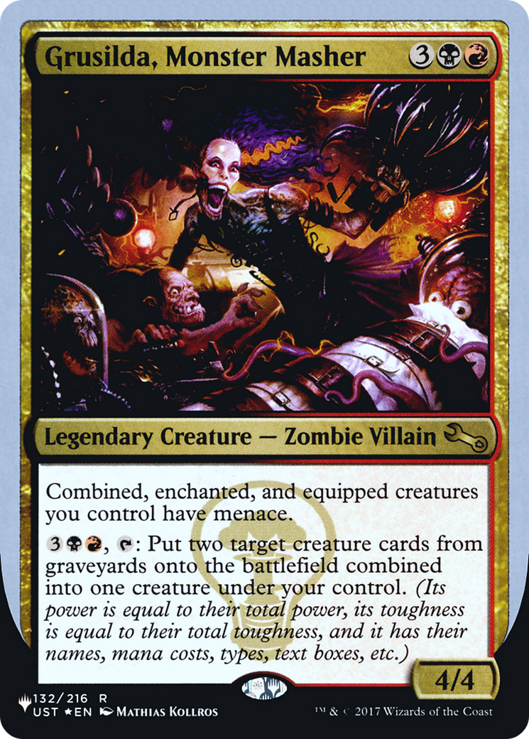 Grusilda, Monster Masher [The List (Unfinity Foil Edition)] Foil