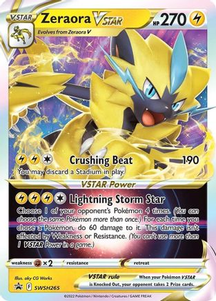 Zeraora VSTAR - SWSH265 [SWSH Sword & Shield Promo Cards] - Holofoil