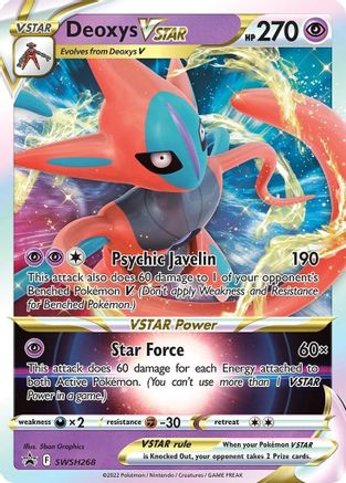 Deoxys VSTAR - SWSH268 [SWSH Sword & Shield Promo Cards] - Holofoil