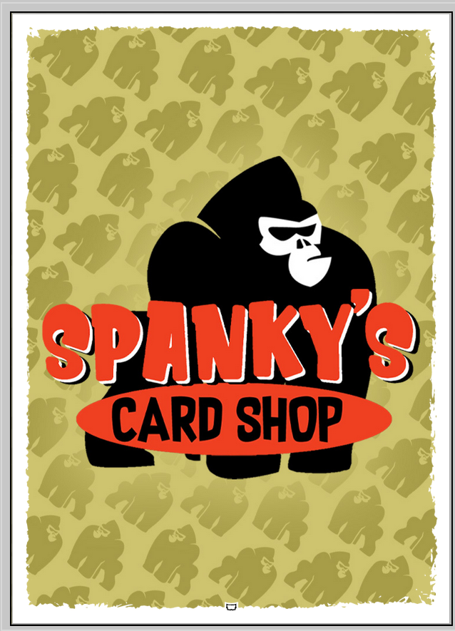 Spanky's Card Shop [Gold Gorilla] Art Sleeves Matte 100 Standard