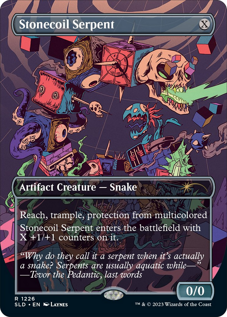 Stonecoil Serpent [Secret Lair Drop] (Borderless)