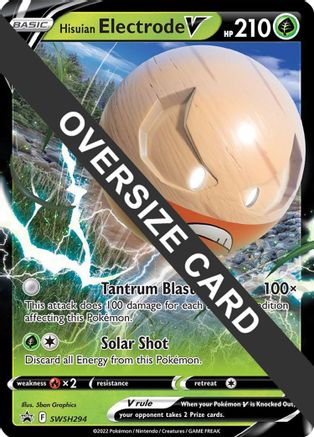 Hisuian Electrode V - SWSH294 [Jumbo Cards]  - Holofoil