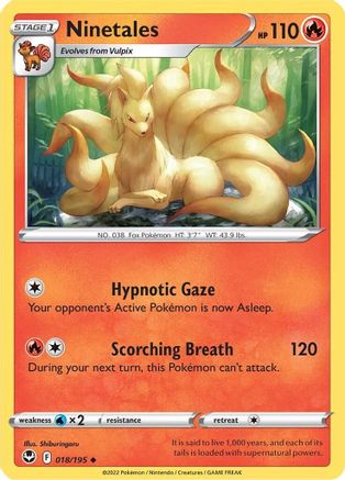 Ninetales 018 [SWSH12 Silver Tempest]