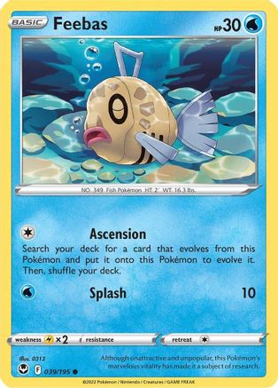 Feebas 039 [SWSH12 Silver Tempest]