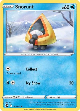 Snorunt 041 [SWSH12 Silver Tempest]
