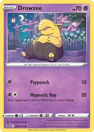 Drowzee 060 [SWSH12 Silver Tempest]