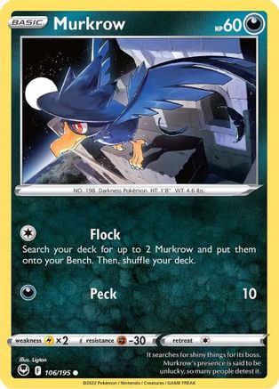 Murkrow 106 [SWSH12 Silver Tempest]