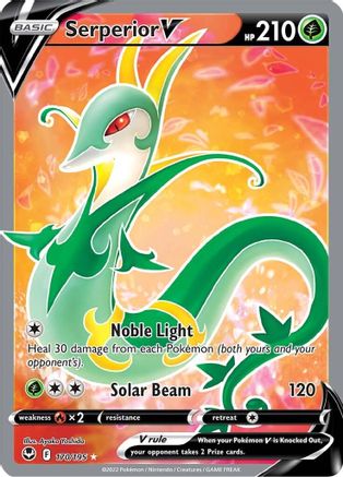 Serperior V - 170/195 (Full Art) [SWSH12 Silver Tempest] - Holofoil