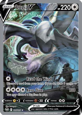 Lugia V - 186/195 (Alternate Full Art) [SWSH12 Silver Tempest] - Holofoil