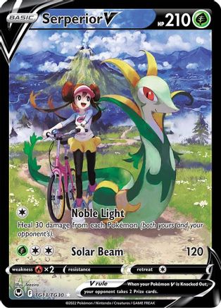 Serperior V TG13 [SWSH12 Silver Tempest Trainer Gallery]  - Holofoil