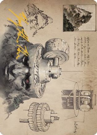 Millstone Art Card (Gold-Stamped Signature) [The Brothers' War Art Series]