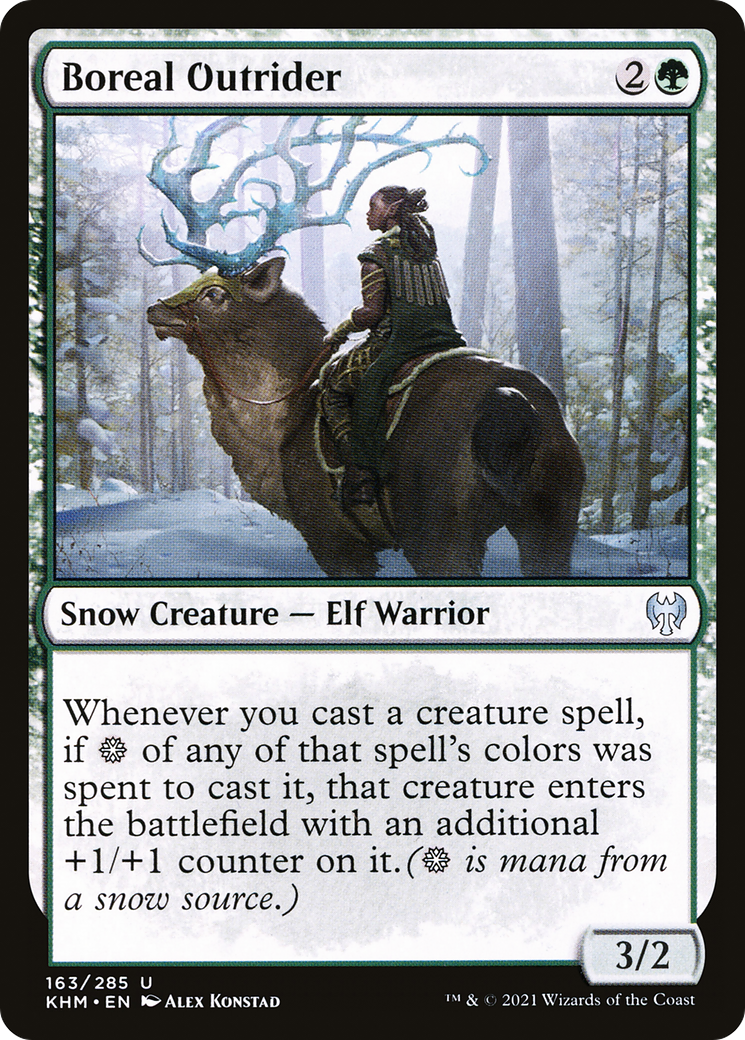 Boreal Outrider - Kaldheim: (snow)