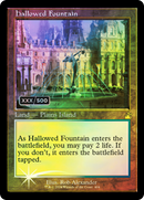 Hallowed Fountain (Retro Frame) (Serial Numbered) [Ravnica Remastered] Foil