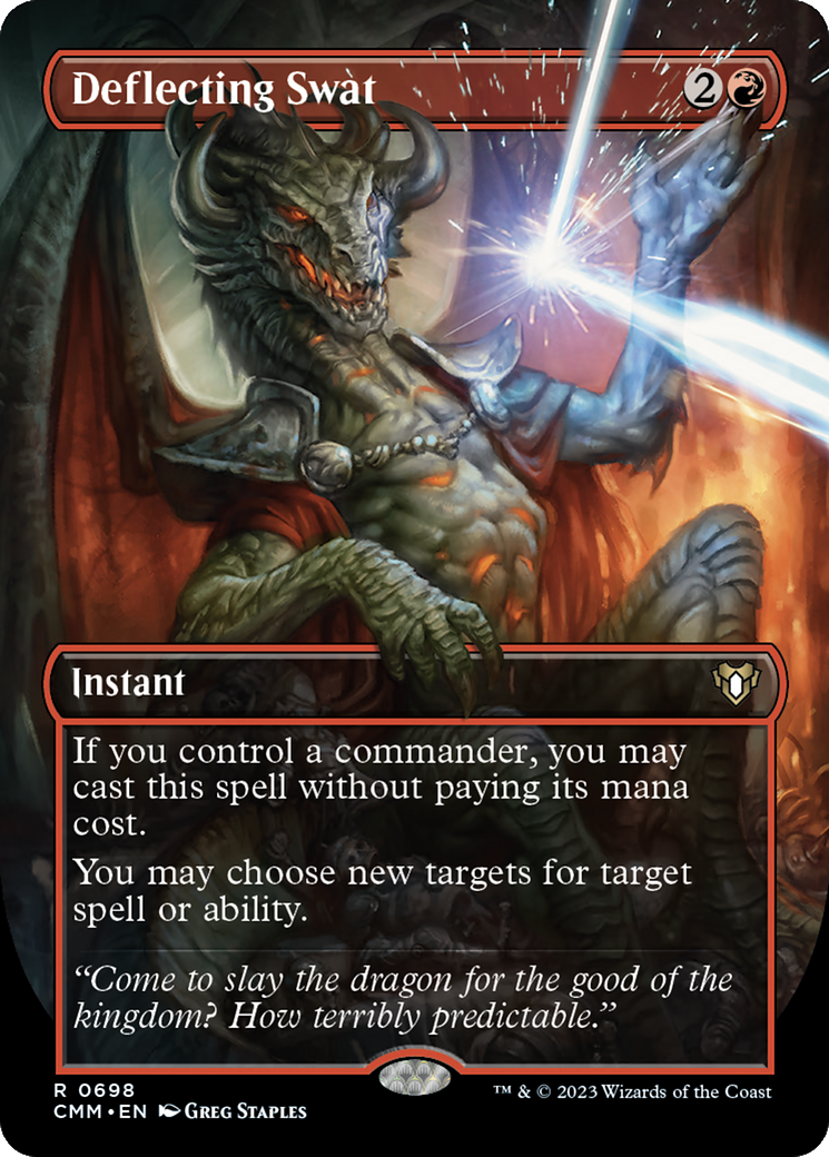 Deflecting Swat (Borderless) [Commander Masters]