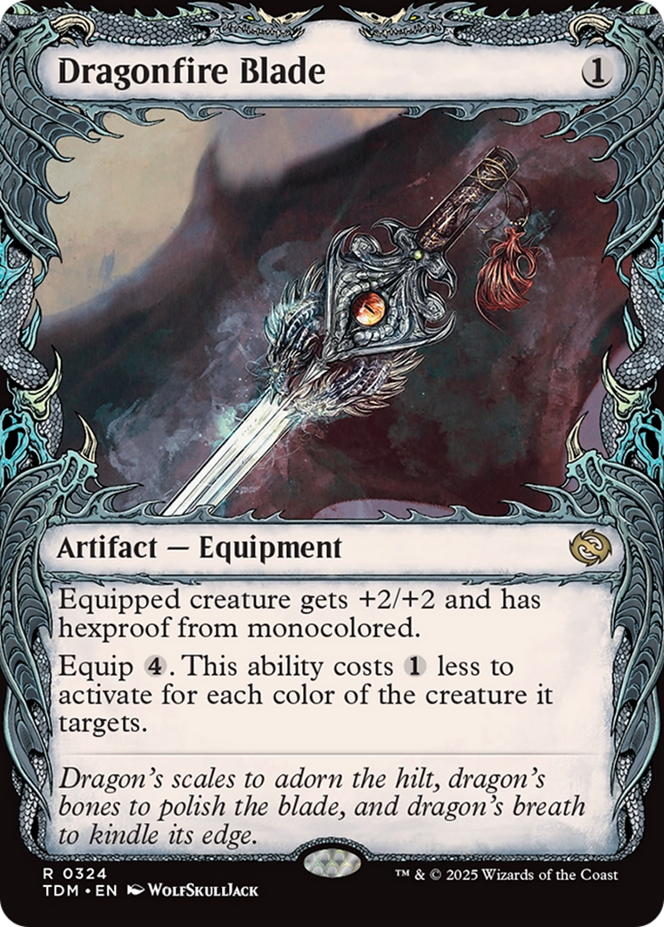 Dragonfire Blade (Showcase): (Showcase) [Tarkir: Dragonstorm]