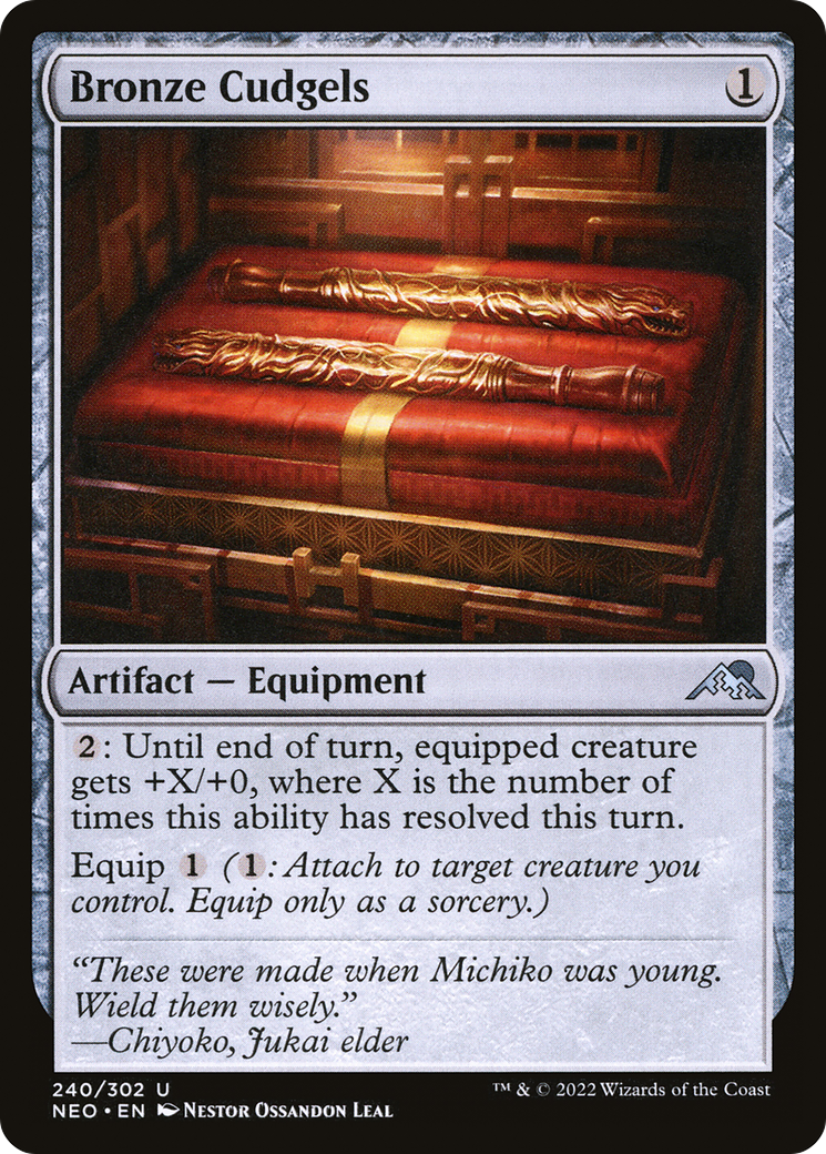 Bronze Cudgels - Kamigawa: Neon Dynasty