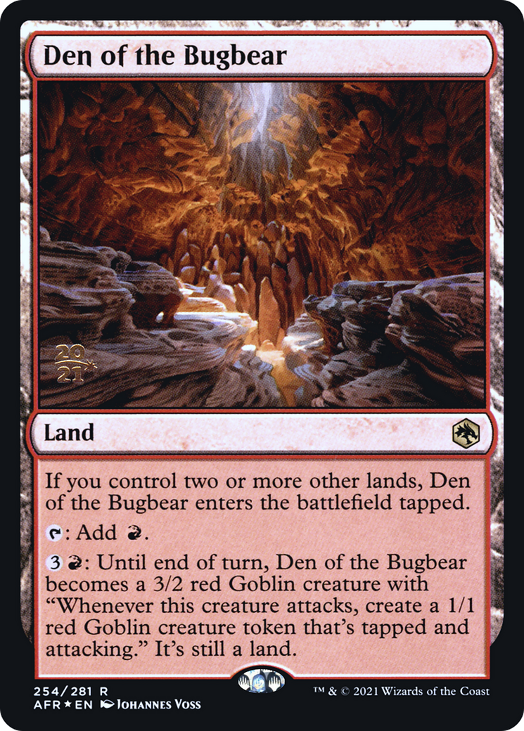 Den of the Bugbear [Adventures in the Forgotten Realms Promos] Foil