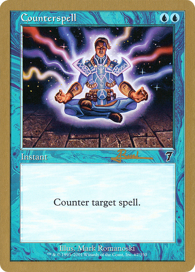 Counterspell - 2001 Antoine Ruel (7ED) [World Championship Decks 2001]