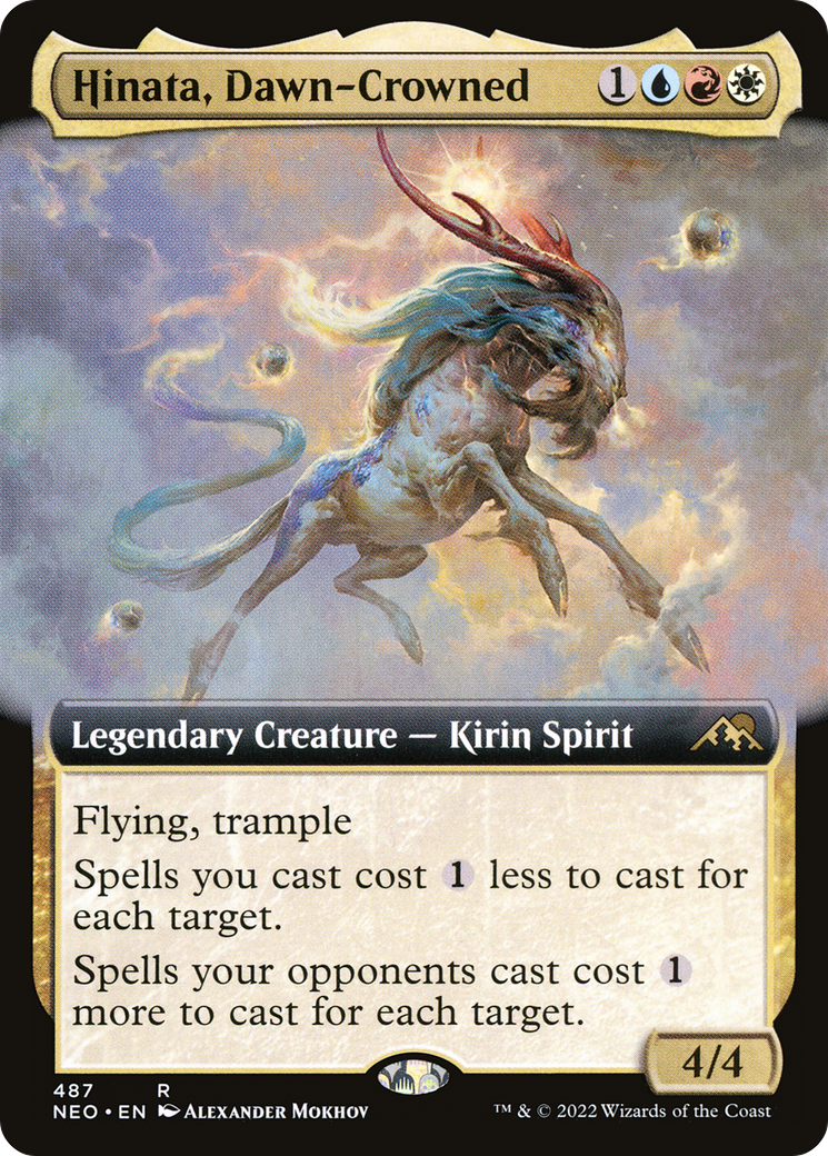 Hinata, Dawn-Crowned (Extended Art): (Extended Art) [Kamigawa: Neon Dynasty]