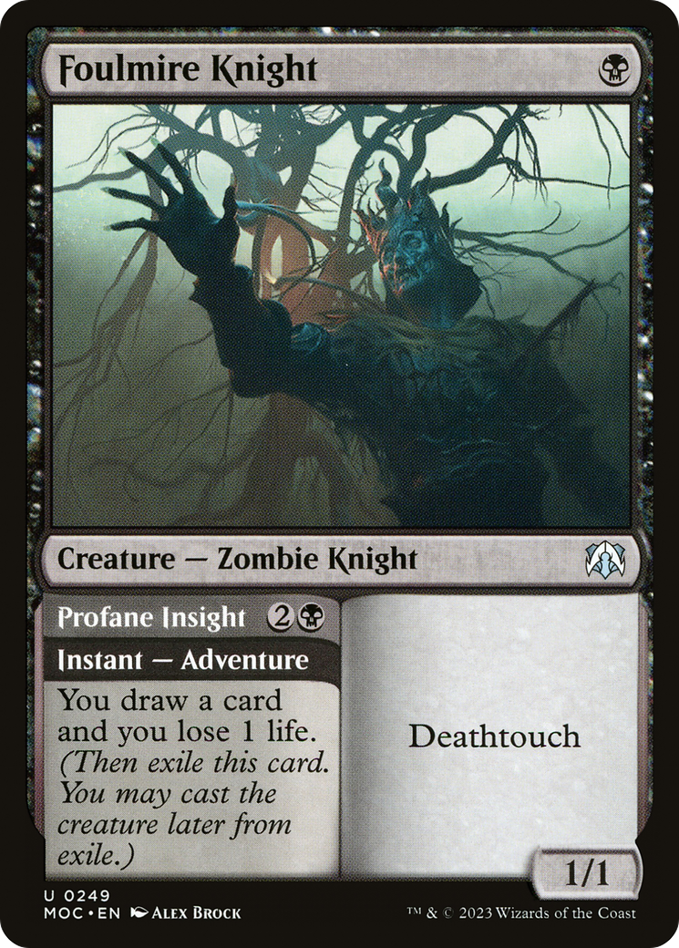 Foulmire Knight - [March of the Machine Commander]