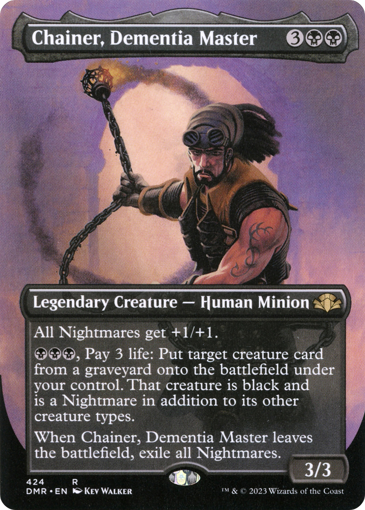 Chainer, Dementia Master (Borderless) - Dominaria Remastered