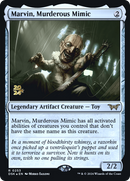 Marvin, Murderous Mimic [Duskmourn: House of Horror Promos] Foil