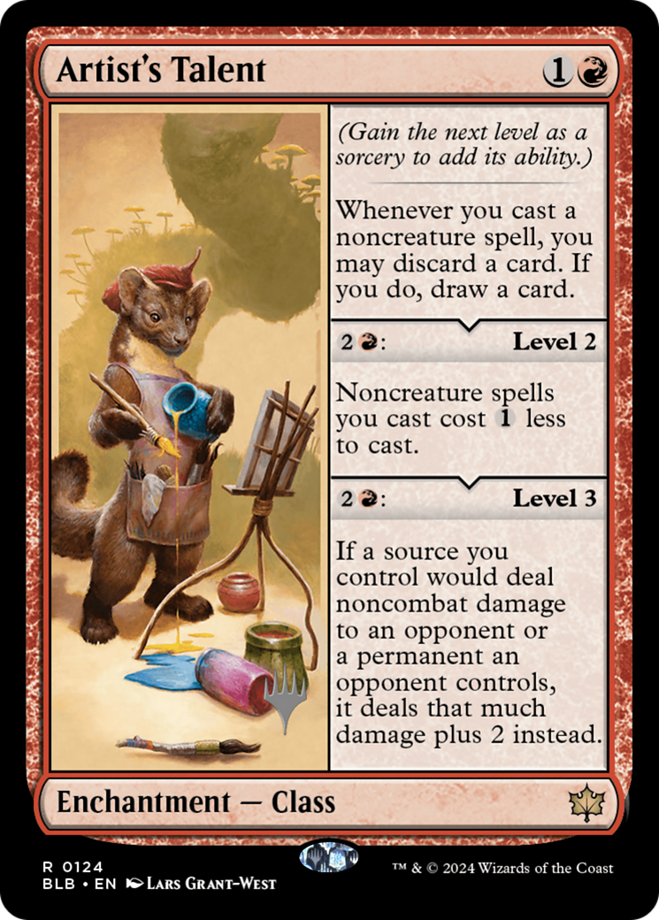 Artist's Talent - Bloomburrow Promos