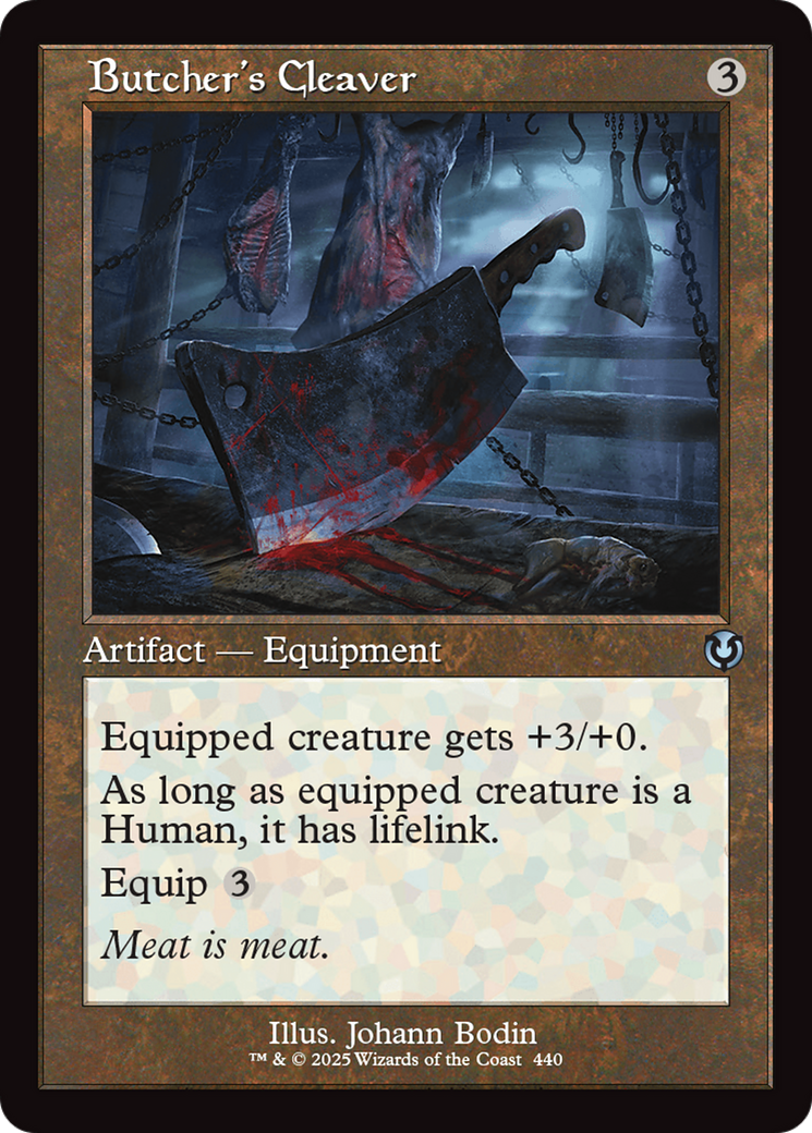 Butcher's Cleaver (Retro Frame) - Innistrad Remastered